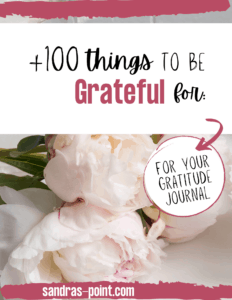 Things to be Grateful For, Free List of Gratitude, Mindfulness List, Happiness List, Tankful 