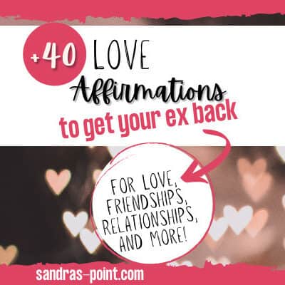 Affirmations to get your ex back