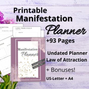 Best Manifestation Journal, Manifestation Planner, Law of Attraction Planner